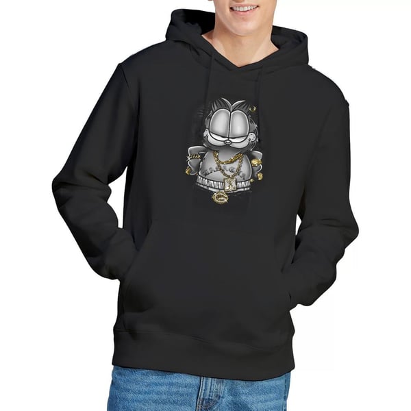 Garfield Mens Lasagna For Life Hoodie
