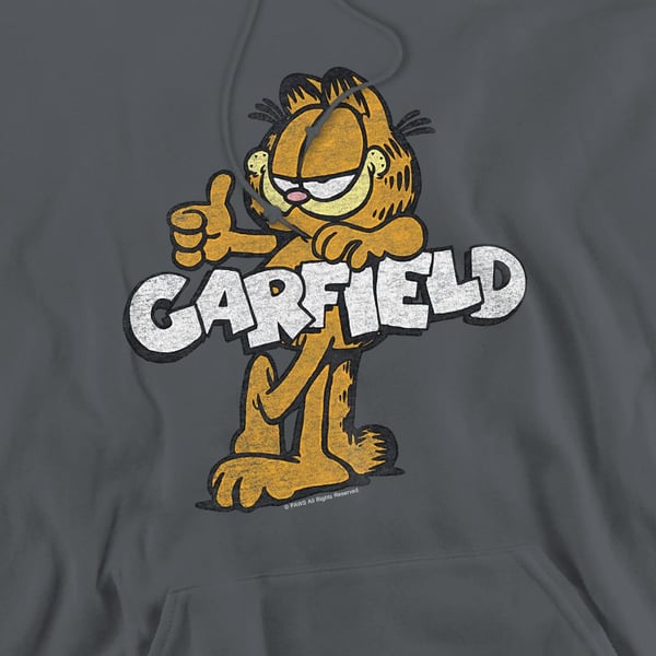 Garfield Mens Garf Retro Hoodie