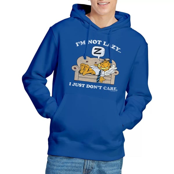 Garfield Mens Not Lazy Hoodie
