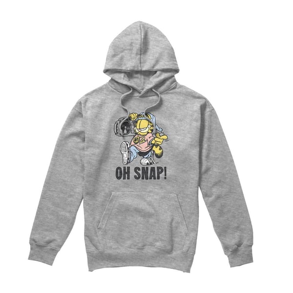 Garfield Mens Oh Snap Hoodie Garfield Mens Oh Snap Hoodie