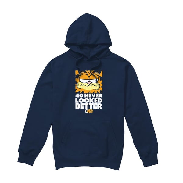 Garfield Mens 40 Looks Hoodie Garfield Mens 40 Looks Hoodie