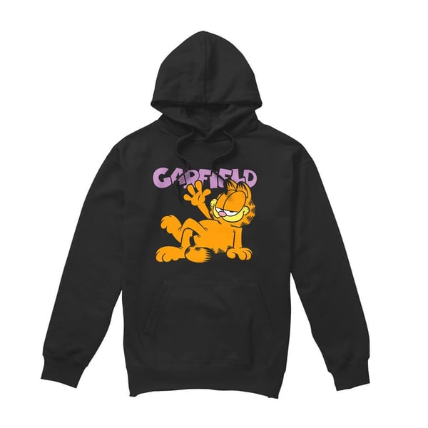 Garfield Mens Greeting Hoodie Garfield Mens Greeting Hoodie