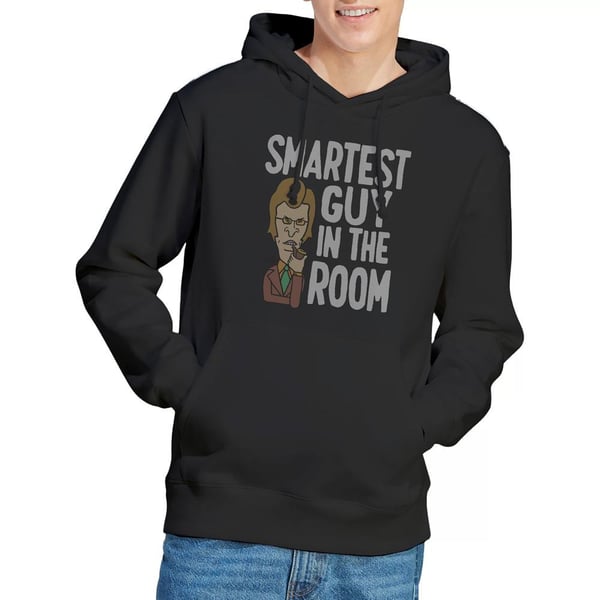 Beavis & Butthead Mens Smartest Guy In The Room Hoodie