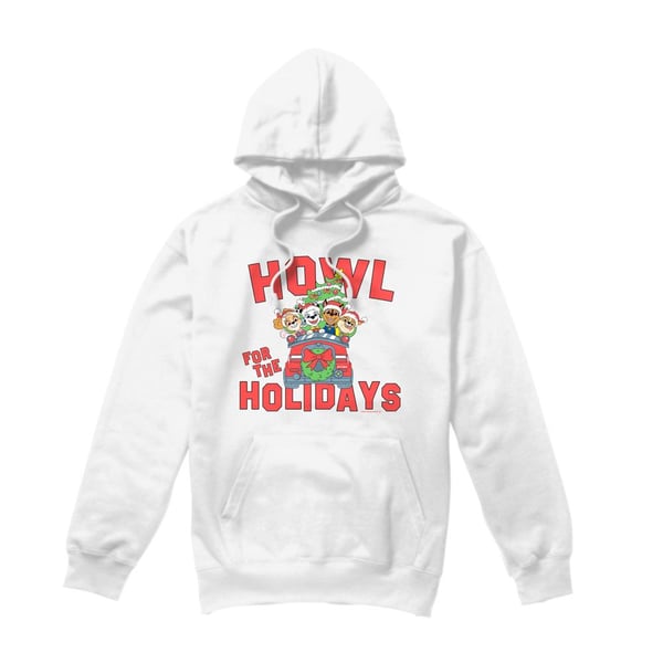 Paw Patrol Mens Howl For The Christmas Holidays Hoodie