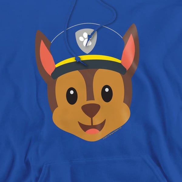 Paw Patrol Mens Chase Emoji Hoodie