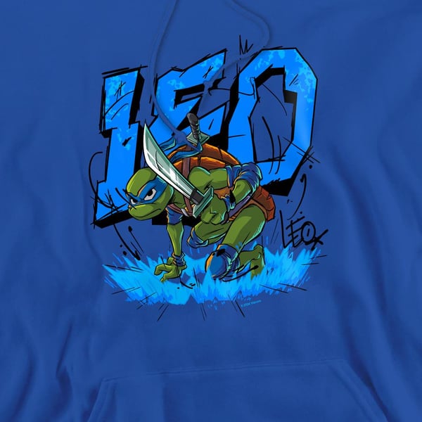 Tales of the Teenage Mutant Ninja Turtles Mens Groundbreaking Leonardo Hoodie