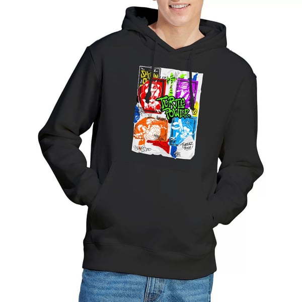 Tales of the Teenage Mutant Ninja Turtles Mens Lino Poster Hoodie