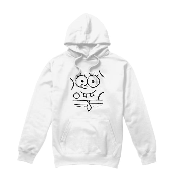 SpongeBob SquarePants Mens Sketch Smile Hoodie SpongeBob SquarePants Mens Sketch Smile Hoodie