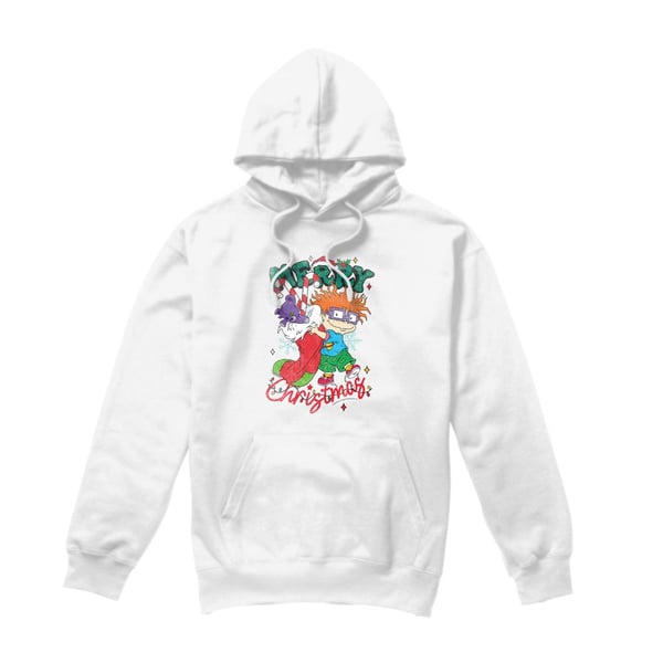 Rugrats Mens Chucky Christmas Stocking Hoodie Rugrats Mens Chucky Christmas Stocking Hoodie