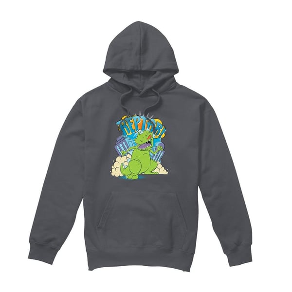 Rugrats Mens Stomp Reptar Hoodie Rugrats Mens Stomp Reptar Hoodie