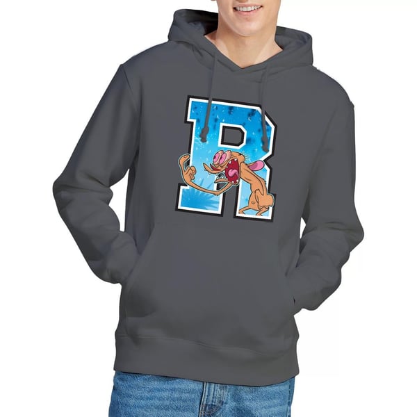 Ren & Stimpy Mens R Is For Ren Hoodie
