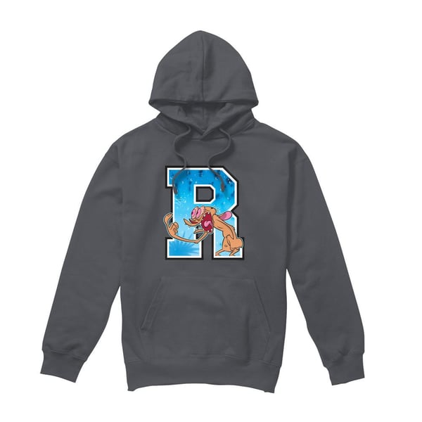 Ren & Stimpy Mens R Is For Ren Hoodie Ren & Stimpy Mens R Is For Ren Hoodie