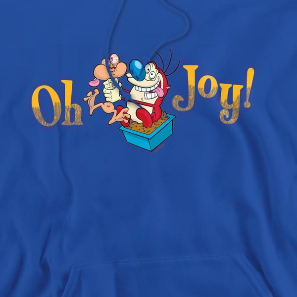 Ren & Stimpy Mens Oh Joy Hoodie