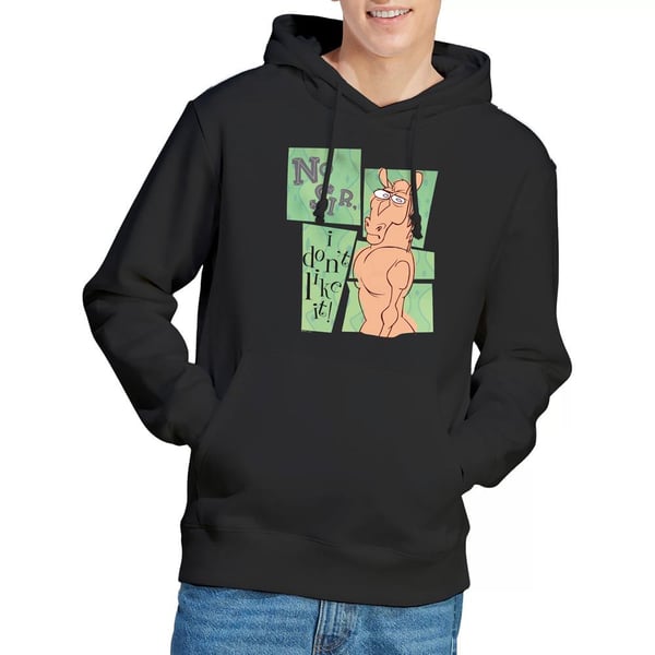 Ren & Stimpy Mens No Sir I Don´t Like It Hoodie