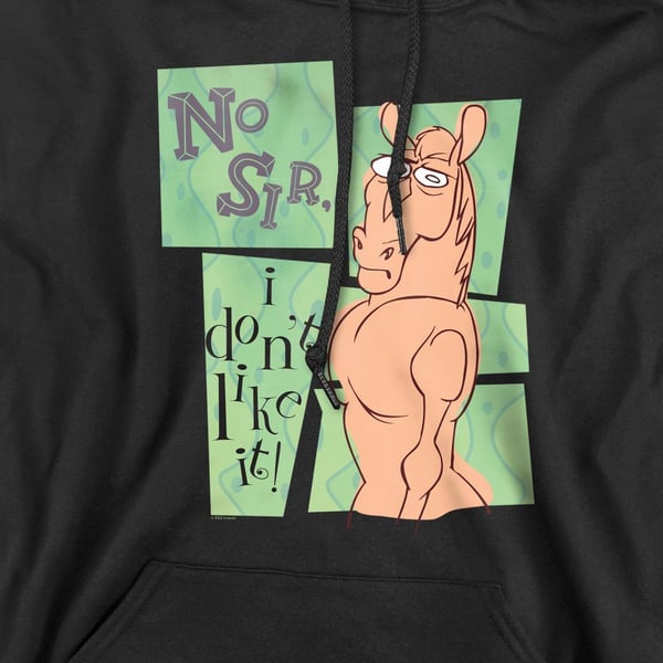 Ren & Stimpy Mens No Sir I Don´t Like It Hoodie