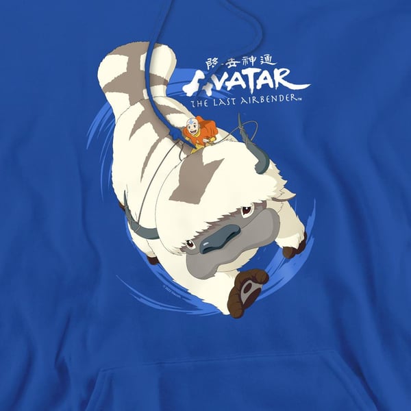 Avatar: The Last Airbender Mens In Flight Appa Hoodie