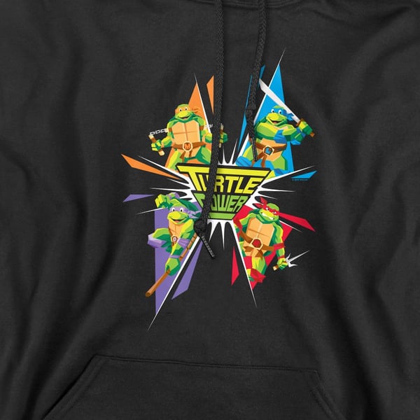 Teenage Mutant Ninja Turtles Mens Turtle Power Hoodie