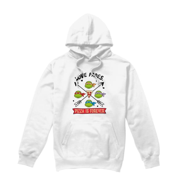 Teenage Mutant Ninja Turtles Mens Pizza Is Forever Hoodie Teenage Mutant Ninja Turtles Mens Pizza Is Forever Hoodie
