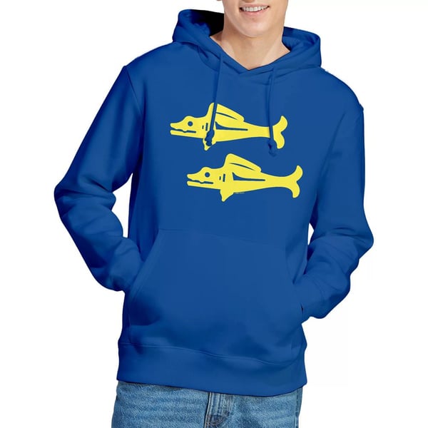 Legends of the Hidden Temple Mens Blue Barracudas Hoodie