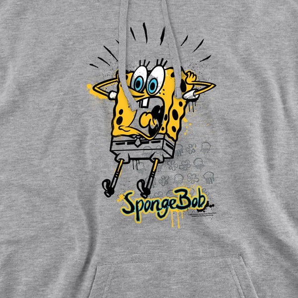 SpongeBob SquarePants Mens Shocking! Hoodie