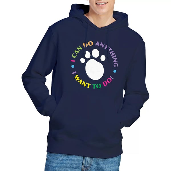 Blue´s Clues Mens I Can Do Anything! Hoodie
