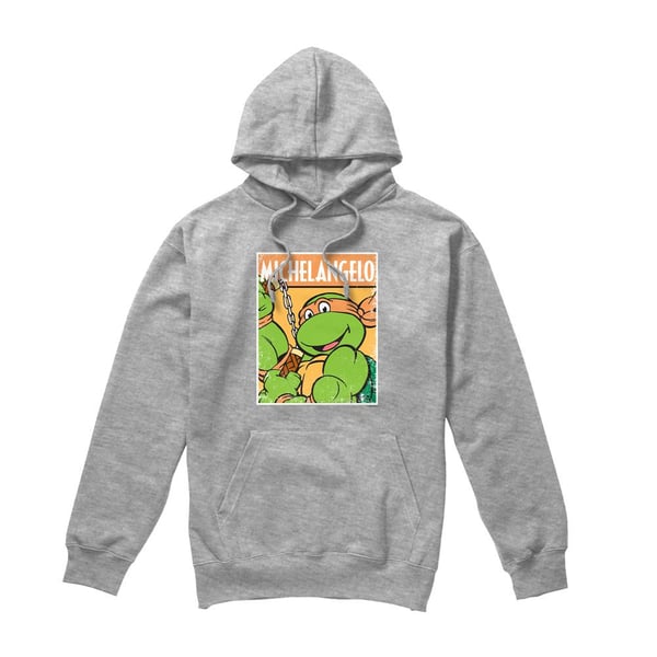 Teenage Mutant Ninja Turtles Mens Michelangelo Hoodie Teenage Mutant Ninja Turtles Mens Michelangelo Hoodie