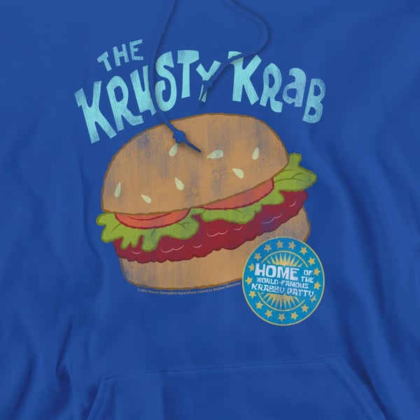 SpongeBob SquarePants Mens Krusty Krab Hoodie