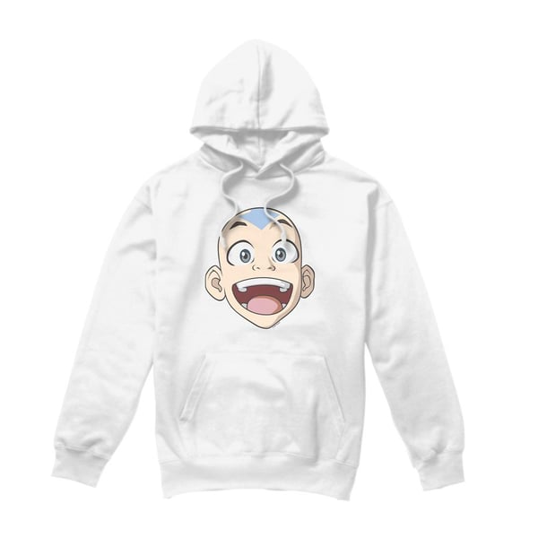 Avatar: The Last Airbender Mens Aang Big Face Hoodie Avatar: The Last Airbender Mens Aang Big Face Hoodie