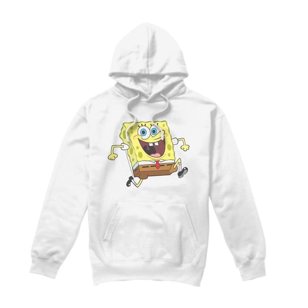 SpongeBob SquarePants Mens Happy Running Hoodie SpongeBob SquarePants Mens Happy Running Hoodie