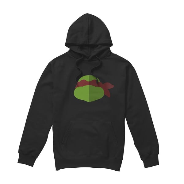 Teenage Mutant Ninja Turtles Mens Raphael Face Hoodie Teenage Mutant Ninja Turtles Mens Raphael Face Hoodie