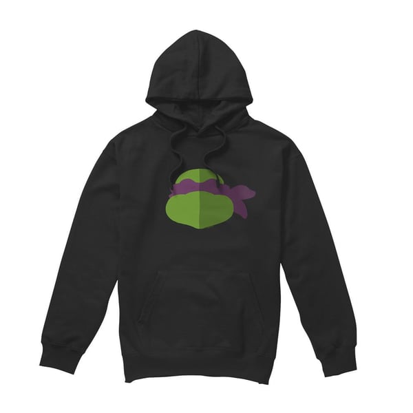 Teenage Mutant Ninja Turtles Mens Donatello Face Hoodie Teenage Mutant Ninja Turtles Mens Donatello Face Hoodie