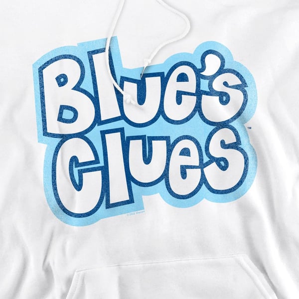 Blue´s Clues Hættetrøje med vintage logo til mænd