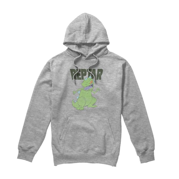 Rugrats Mens Big Reptar Hoodie Rugrats Mens Big Reptar Hoodie