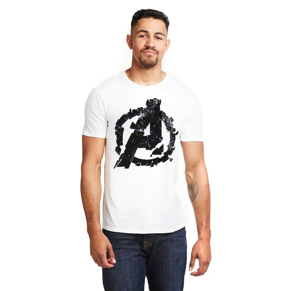 Avengers Endgame Herre Cracked T-shirt