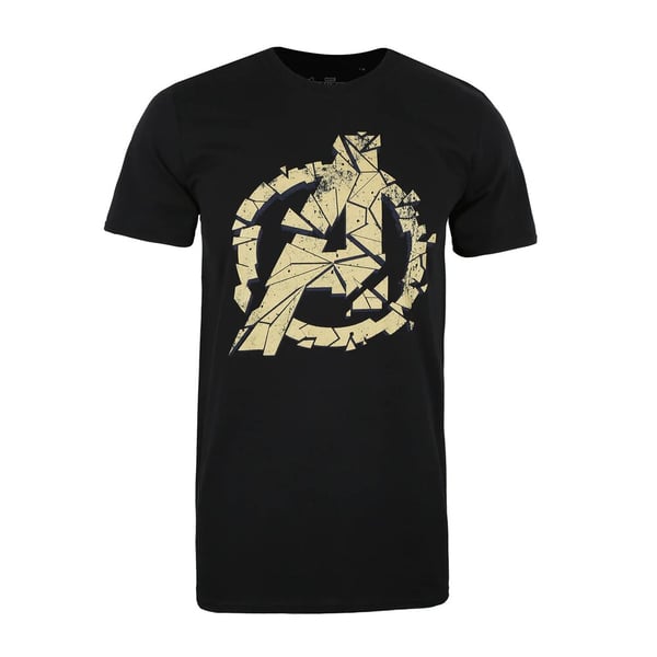 Avengers Endgame Herre Cracked T-shirt