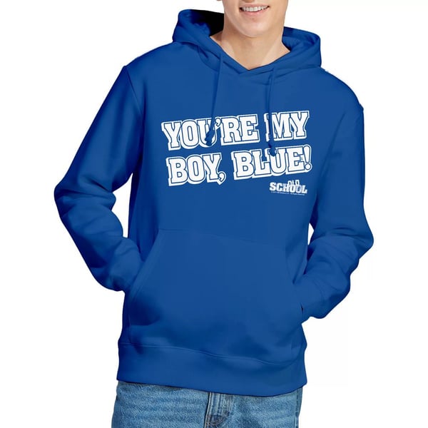 Old School Mens My Boy Blue Hoodie