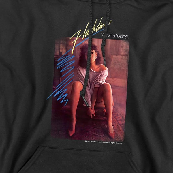 Flashdance Mens Title Hoodie
