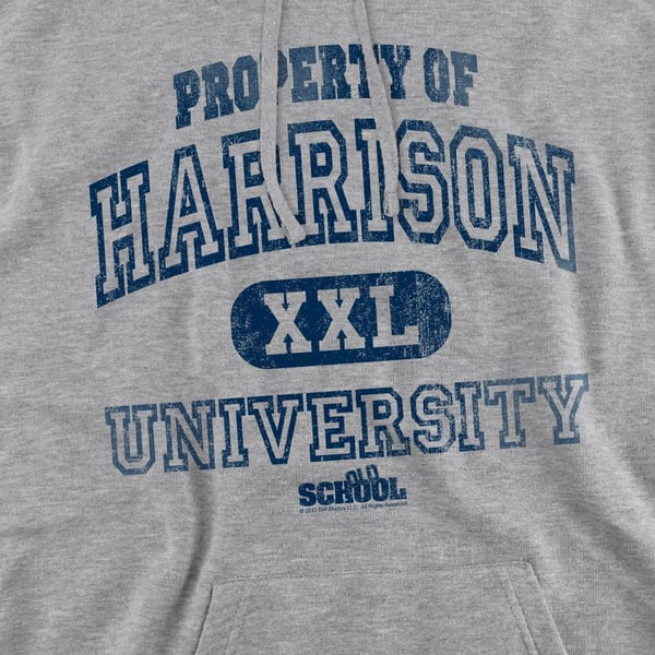 Old School Mens Property Of Harrison Hoodie