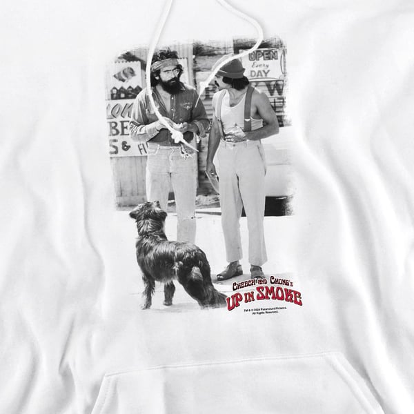 Cheech & Chong Mens Up In Smoke Square Hoodie
