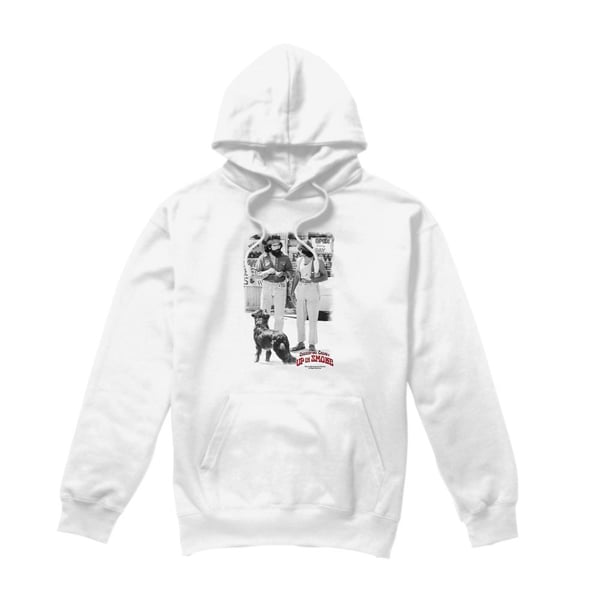 Cheech & Chong Mens Up In Smoke Square Hoodie Cheech & Chong Mens Up In Smoke Square Hoodie