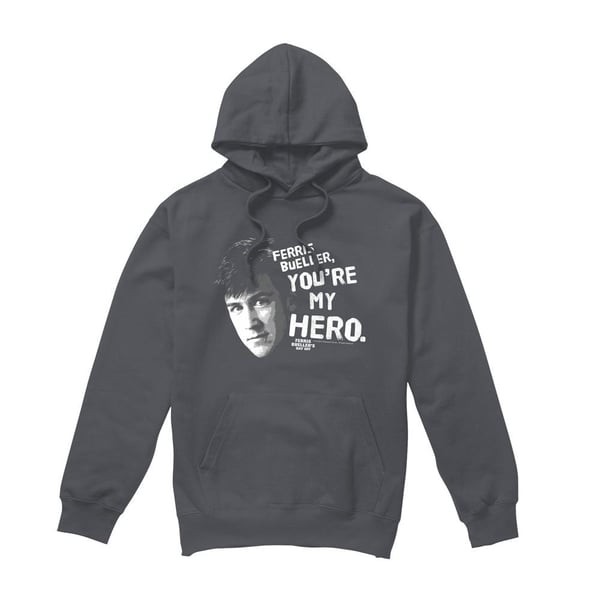 Ferris Bueller´s Day Off Mens My Hero Hoodie Ferris Bueller´s Day Off Mens My Hero Hoodie
