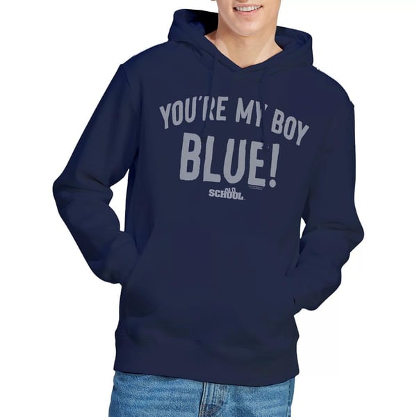 Old School Mens My Boy Blue Hoodie