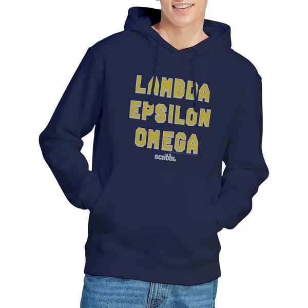 Old School Mens Fraternity Hoodie