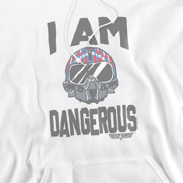 Top Gun Mens I Am Dangerous Hoodie