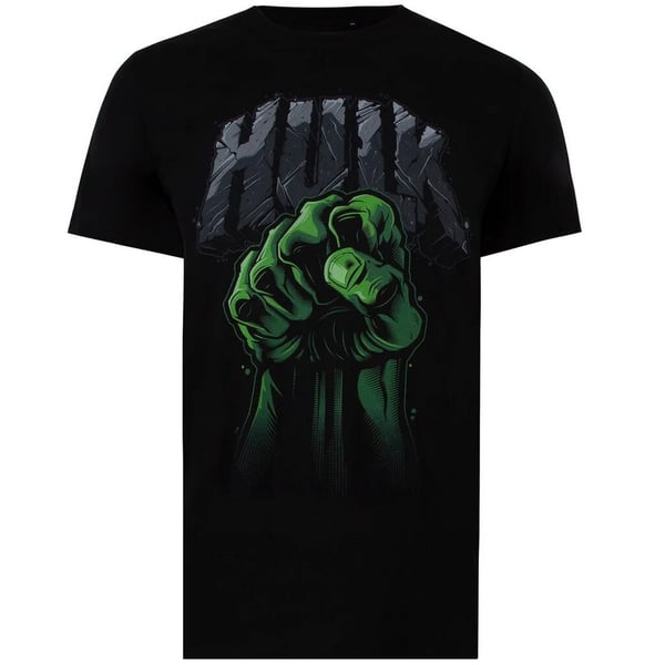 Hulk T-shirt med knytnæve til mænd