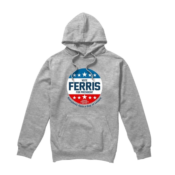 Ferris Bueller´s Day Off Mens Vote Ferris For President Hoodie Ferris Bueller´s Day Off Mens Vote Ferris For President Hoodie