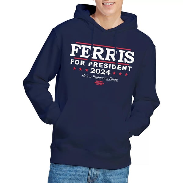 Ferris Bueller´s Day Off Mens Ferris For President Hoodie