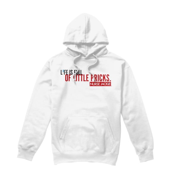 Nurse Jackie Mens Life Is Full Hoodie Nurse Jackie Mens Life Is Full Hoodie