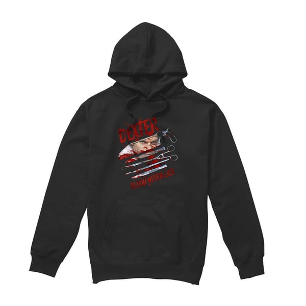 Dexter Mens Blood Never Lies Hoodie Dexter Mens Blood Never Lies Hoodie