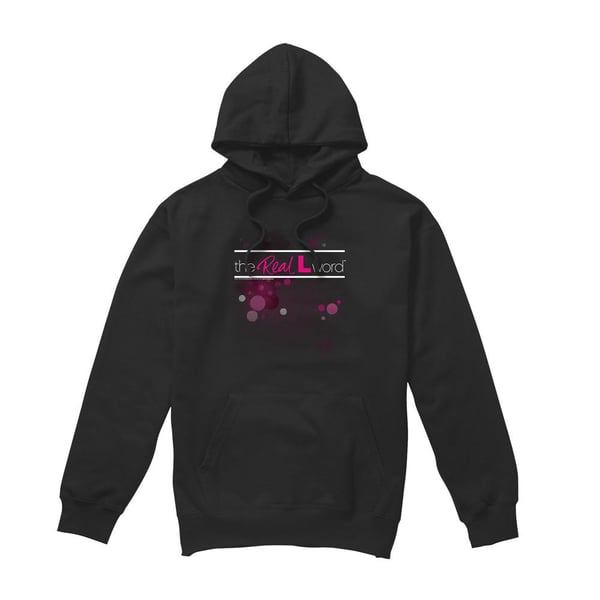 The Real L Word Mens Flashy Logo Hoodie The Real L Word Mens Flashy Logo Hoodie